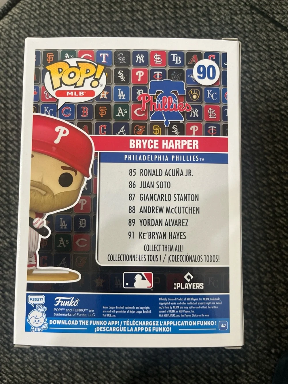 Funko Pop! MLB Bryce Harper Philadelphia Phillies #90